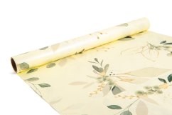 Fólie s květinovým potiskem 50 cm