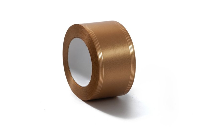 Stuha 6 cm, zlatý proužek