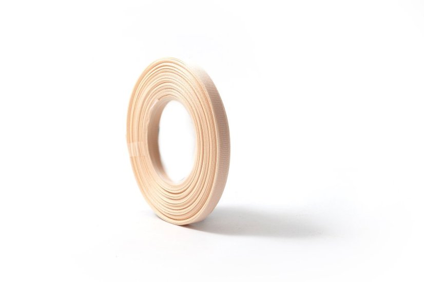Rypsová stuha 0,65 cm - Barva: Korálová