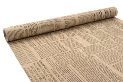 Floristická fólie s novinovým potiskem 50 cm