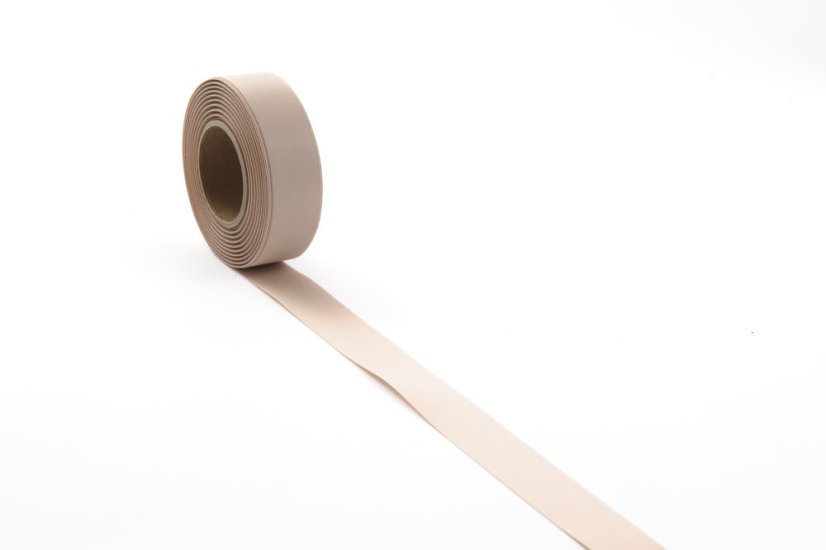 Atlasová stuha, matná 24 mm - Barva: Olivová