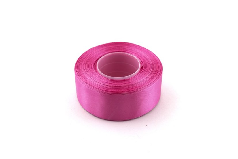 Saténová stuha 38 mm - Barva: Cyklamenová