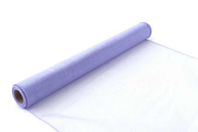 Organza 40 cm - 9 m - Barva: Bílá