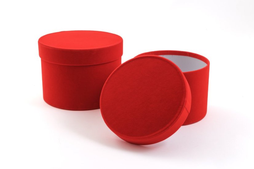 Semišový flower box 2 ks