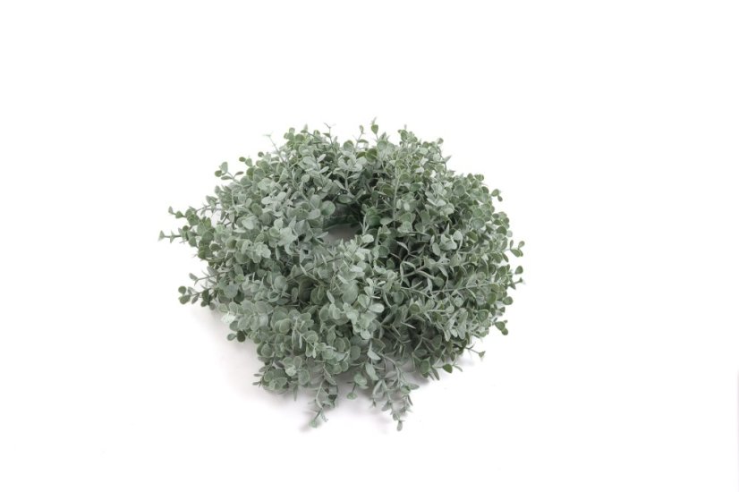 Umělý eukalyptový věnec  30 cm