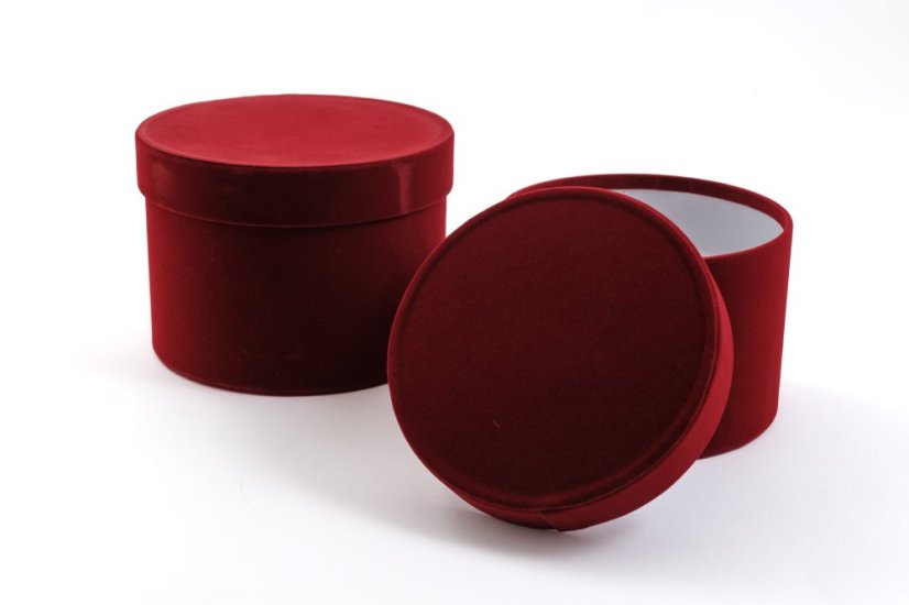 Semišový flower box 2 ks