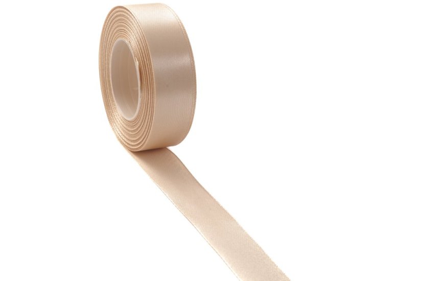 Saténová stuha 25 mm - Barva: Šedá