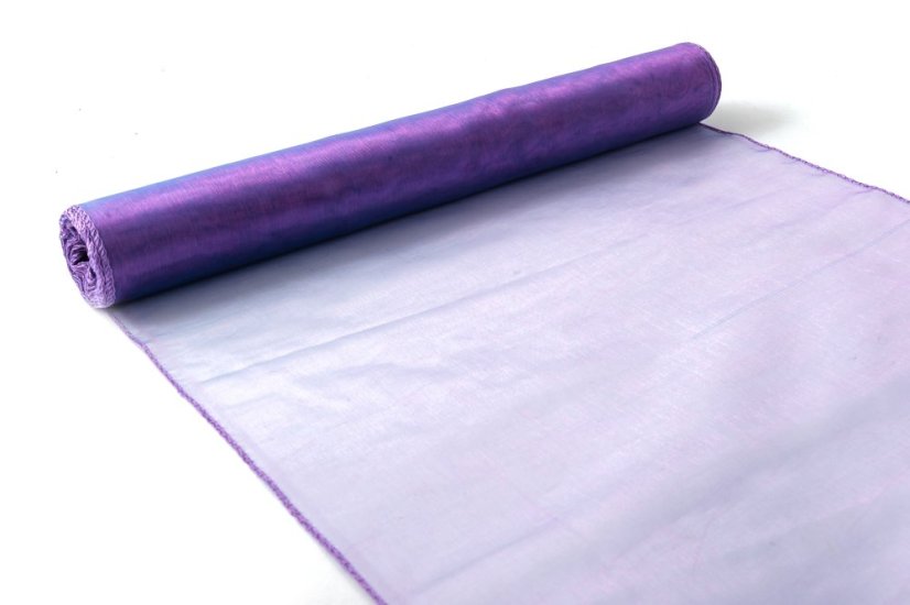 Organza 40 cm -  8,2 m - Barva: Fialová