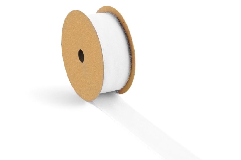 Hedvábná stuha s třásněmi 4 cm