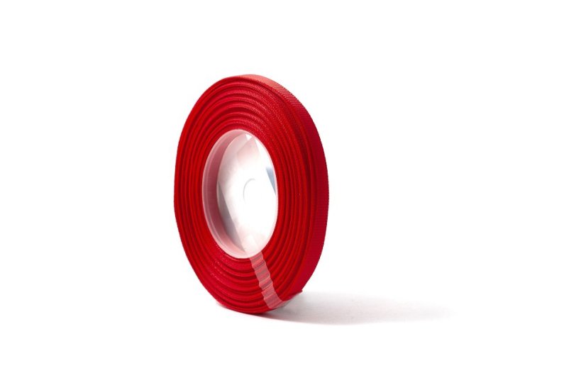 Rypsová stuha 0,65 cm - Barva: Korálová
