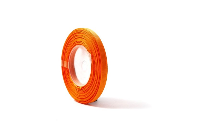 Rypsová stuha 0,65 cm - Barva: Korálová