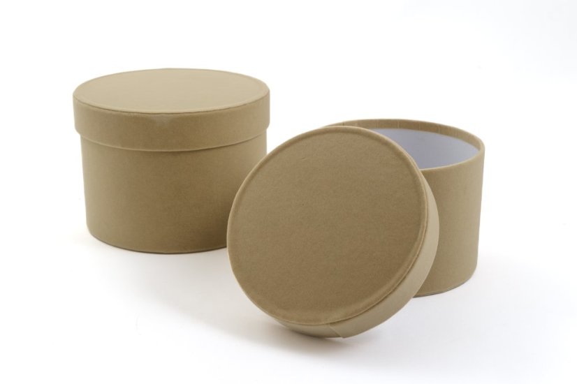 Semišový flower box 2 ks