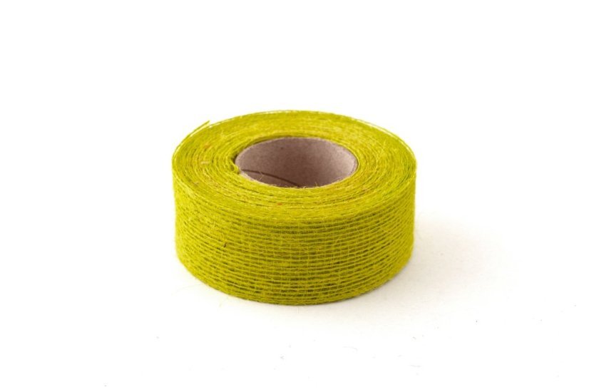 Jutová stuha 40 mm - Barva: Lila
