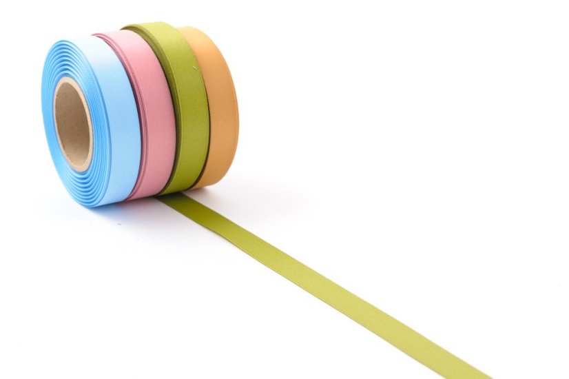 Atlasová stuha, matná 15 mm - Barva: Mentolová