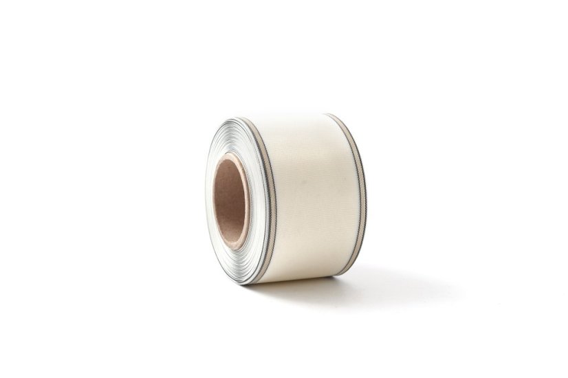 Smuteční stuha 52 mm - Barva: Bílá