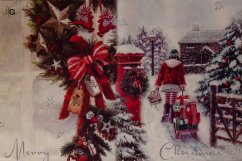 Fólie Merry Christmas 50 x 70 cm