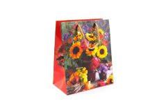 Dárková taška Slunečnice 20 x 24 x 11 cm