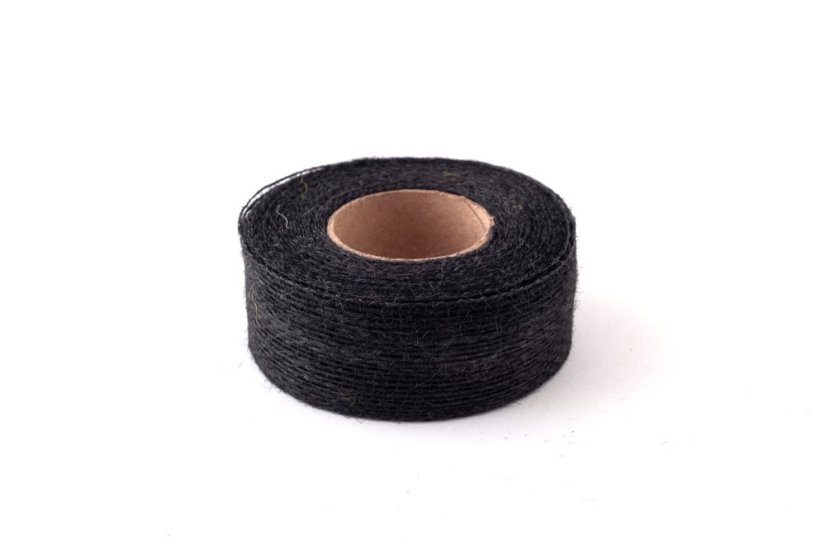 Jutová stuha 40 mm - Barva: Lila