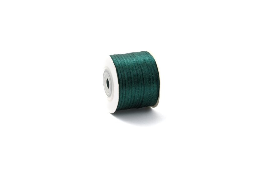Saténová stuha 3 mm - Barva: Khaki