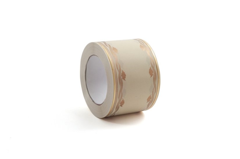 Smuteční stuha Vlnka 8 cm - Barva: Bílá