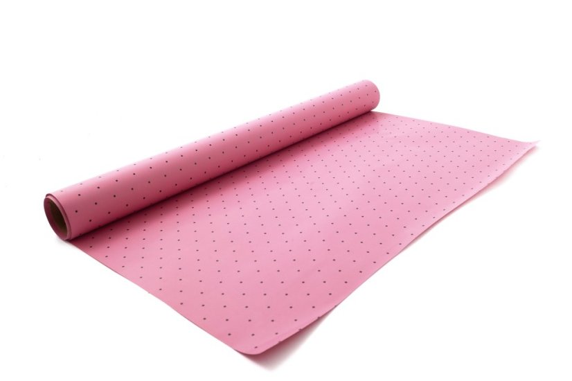 Fólie s černými puntíky 50 cm - Barva: Olivová