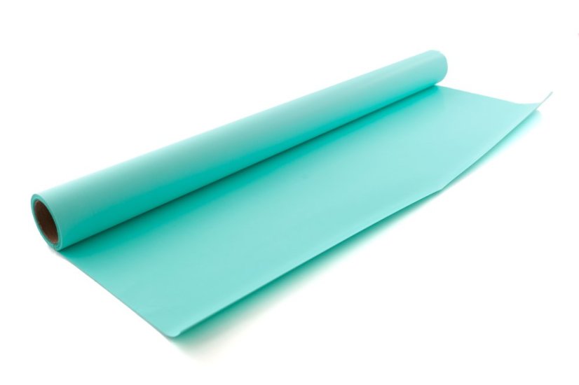 Floristická saténová fólie 50 cm - Barva: Limetková