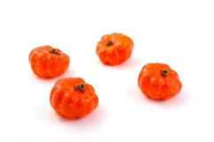 Umělá dýně 6 cm - oranžová