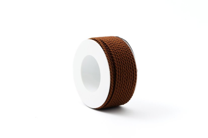 Šňůra Twisted 4 mm - Barva: Fialová
