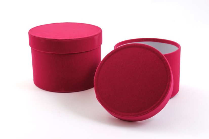 Semišový flower box 2 ks