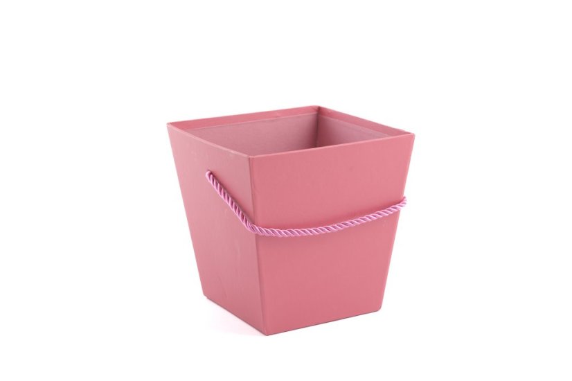 Flower box 15 x 15 cm - Barva: Světle růžová