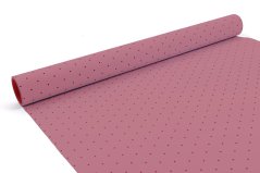 Fólie s černými puntíky 50 cm