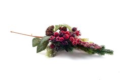Umělá větvička s šípky a šiškami 60 cm