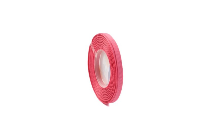 Rypsová stuha 0,65 cm - Barva: Korálová