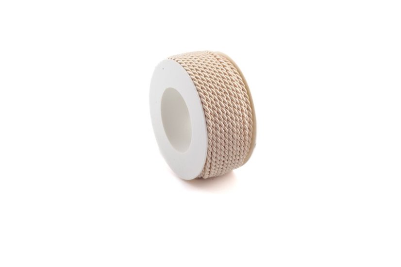 Šňůra Twisted 4 mm - Barva: Fialová