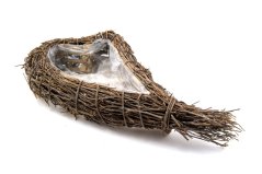 Proutěné srdce 55 x 25 x 9 cm
