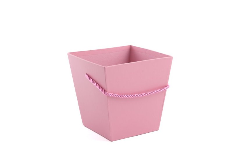 Flower box 15 x 15 cm - Barva: Světle růžová