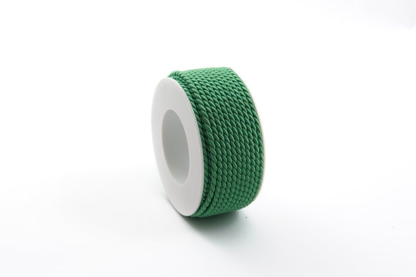 Šňůra Twisted 4 mm - Barva: Fialová