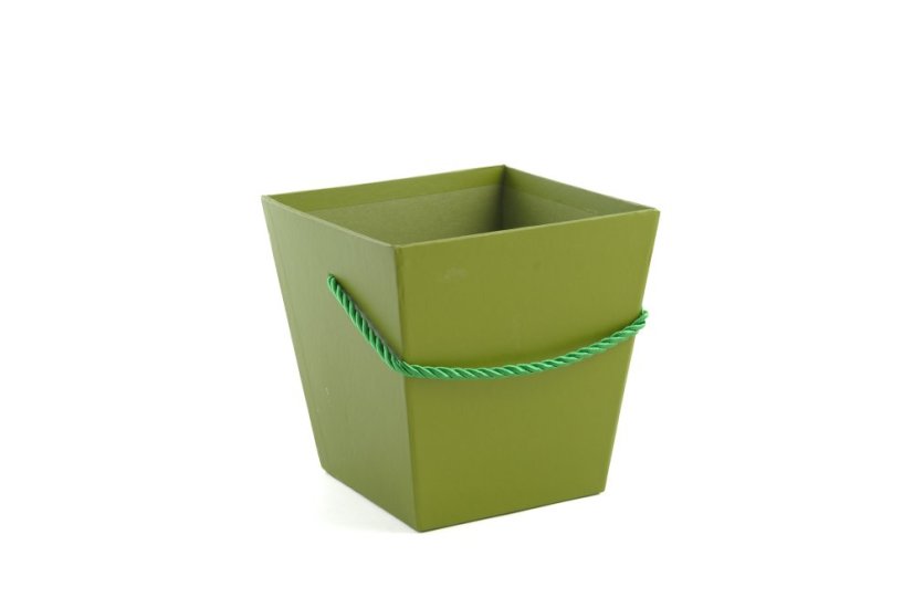 Flower box 15 x 15 cm - Barva: Olivová