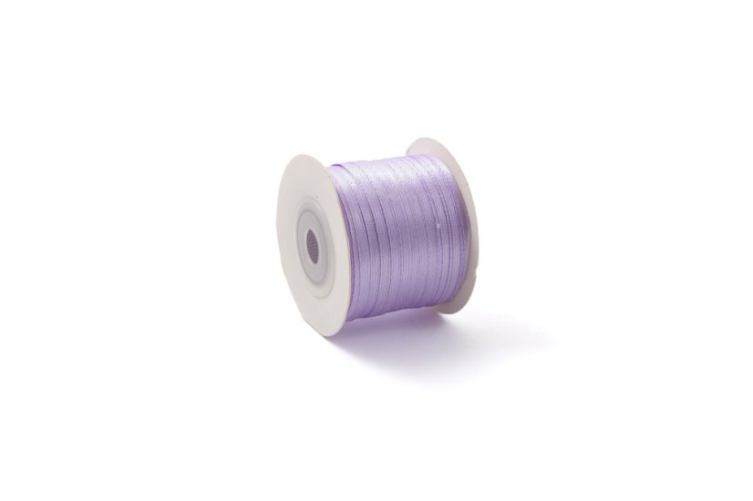 Saténová stuha 3 mm - Barva: Khaki