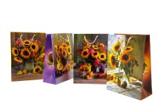Dárková taška Slunečnice 22,5 x 31,5 x 10,8 cm