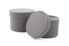 Semišový flower box 2 ks