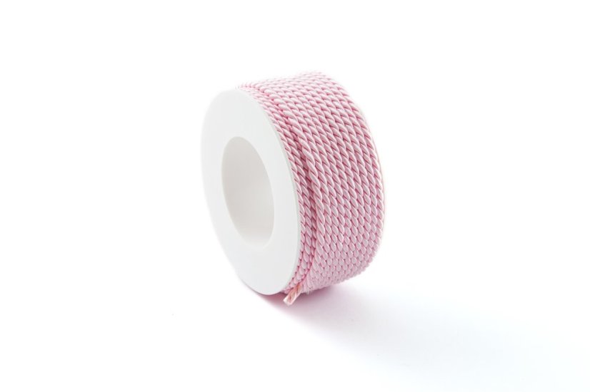 Šňůra Twisted 4 mm - Barva: Fialová