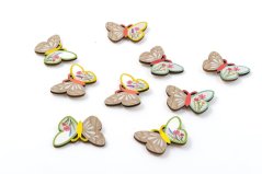 Motýl, nálepka 10 ks