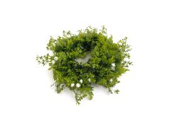Umělý věnec s gypsofilou 24 cm
