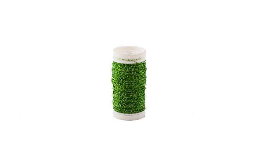 Krepovaný drátek 0,3 mm - Barva: Zelená