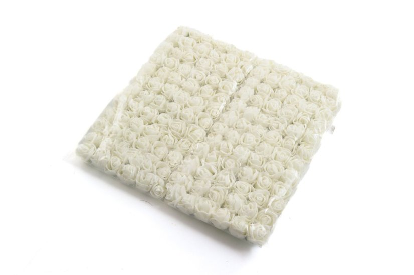 Pěnové růžičky 1 cm - Barva: Světle růžová