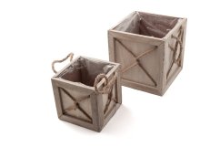 Dřevěné boxy  2 ks
