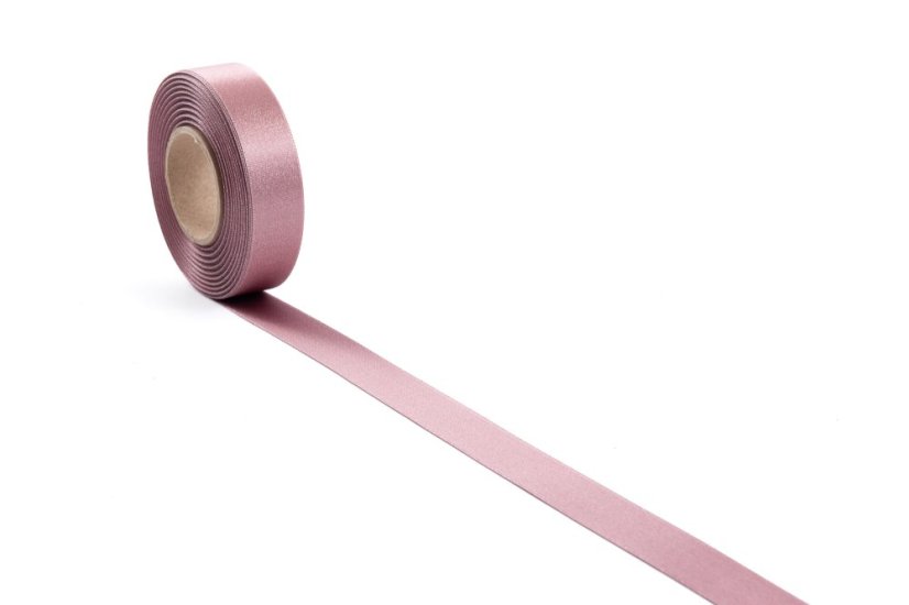 Atlasová stuha s leskem 24 mm - Barva: Stříbrná