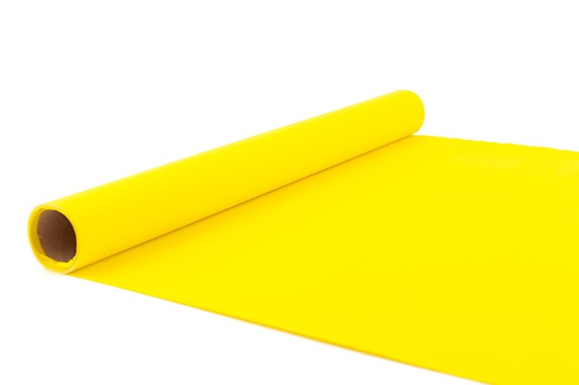 Floristická saténová fólie 50 cm - Barva: Limetková