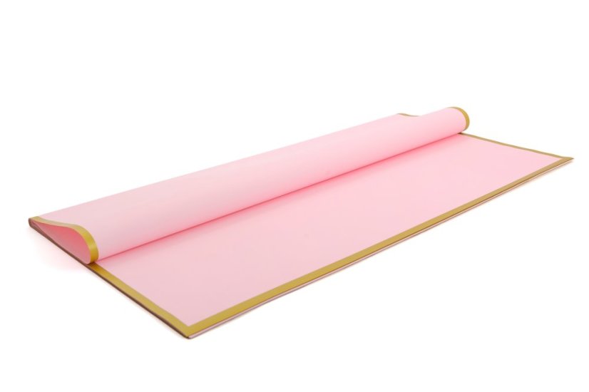 Folie se zlatým okrajem 58 x 58 cm